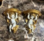 Консоль/Полка с путти в стиле венецианского барокко 2 штуки 9