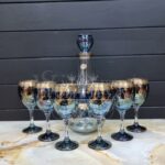 Набор: Графин и бокал/фужер 6 штук 10