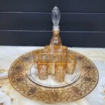 Набор: Графин/Декантер и Стакан 6 штук на подносе 12