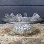 Набор: Рюмка/Колба 6 штук и тарелка для льда 10