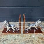 Подставка/Держатели для книг винтажные со львами в упаковке 12