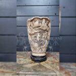 Ваза в стиле шинуазри на подставке 11