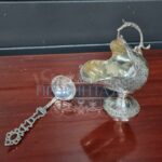 Сахарница с ложкой винтажная 13