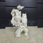 Статуэтка/Скульптурная композиция Совы на ветке 9