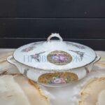 Блюдо/Тарелка с крышкой винтажная 10