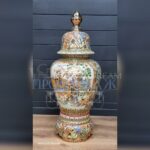 Ваза с крышкой в стиле шинуазри 14