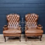 Кресло кабинетное винтажное 2 штуки 20