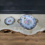 Комплект: Поднос/Блюдо и Тарелка в стиле Людовика XV 14