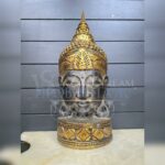 Декоративный элемент/Статуэтка/Голова в восточном стиле 9