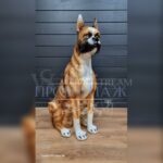 Скульптура анималистическая Собака/Боксер 9