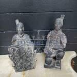 Скульптура/Статуя Воин/Стражник в восточном стиле 2 штуки 13