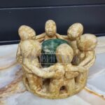 Подсвечник со скульптурной композицией 8