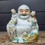 Статуэтка винтажная Хотей с детьми 9