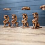 Комплект: Подставка в форме сфинкса 4 штуки 9