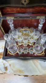 Набор для ликера: графин/штоф и рюмка в подарочной коробке 25