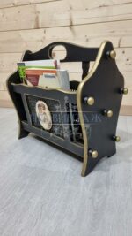 Газетница/журнальница/подставка винтажная 13