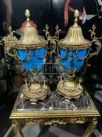 Ваза с крышкой в стиле Людовика XVI 2 штуки 9