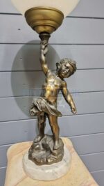 Лампа настольная с путти в стиле венецианского барокко 10