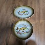 Тарелка декоративная винтажная Рыбы 2 штуки 11