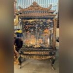 Шкаф барный/Бар в стиле шинуазри 17