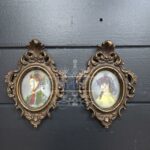 Картина/Миниатюра/Портрет Девушка 2 штуки 12