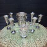 Набор для напитков: бокал 6 штук Ведро и ваза для льда с щипцами 11