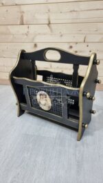 Газетница/журнальница/подставка винтажная 16