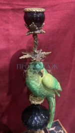 Подсвечник с попугаем 2 штуки 10
