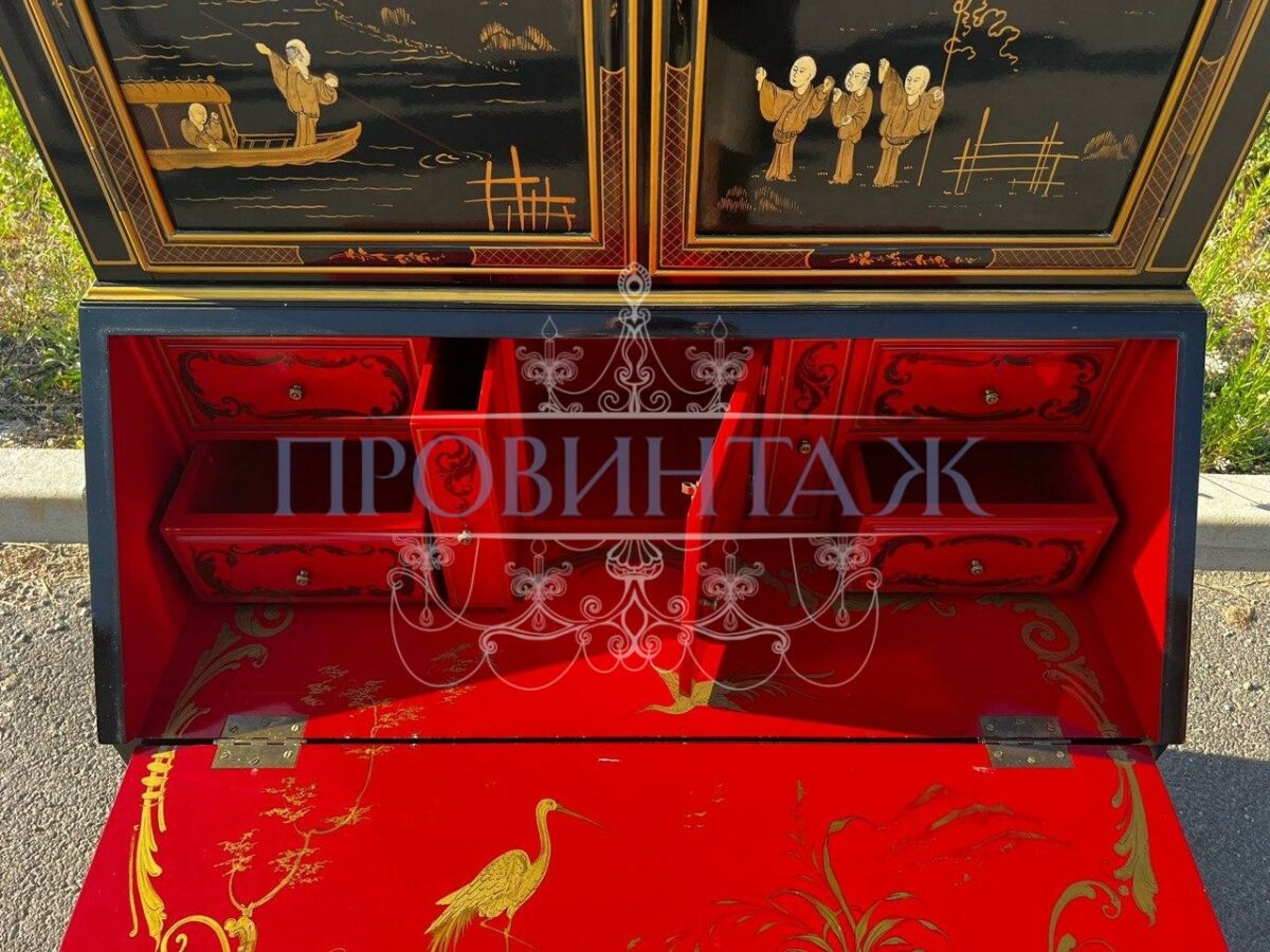 Шкаф/Секретер в стиле шинуазри 9