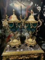 Ваза с крышкой в стиле Людовика XVI 2 штуки 11