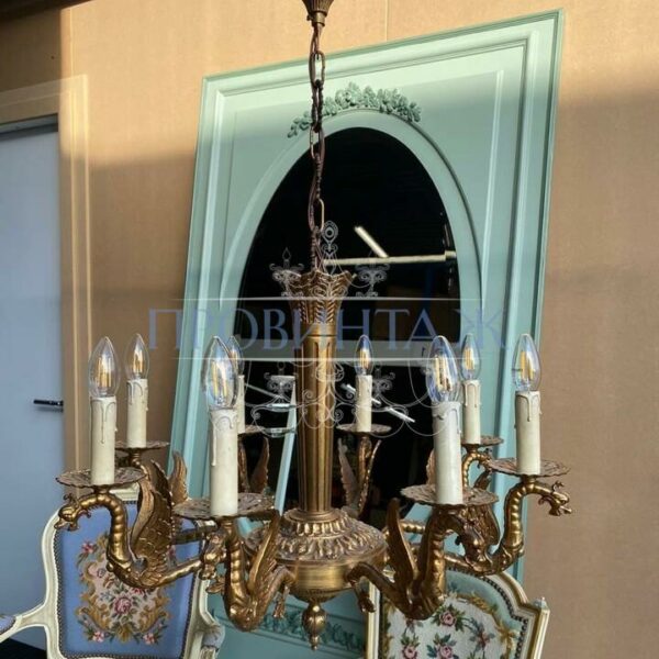 Витрина бронзовая в стиле Людовика XVI 22