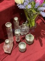 Набор: Флакон хрустальный/банка 7 штук 28