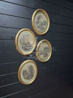 Картина/Панно/Гравюра винтажная 4 штуки 16
