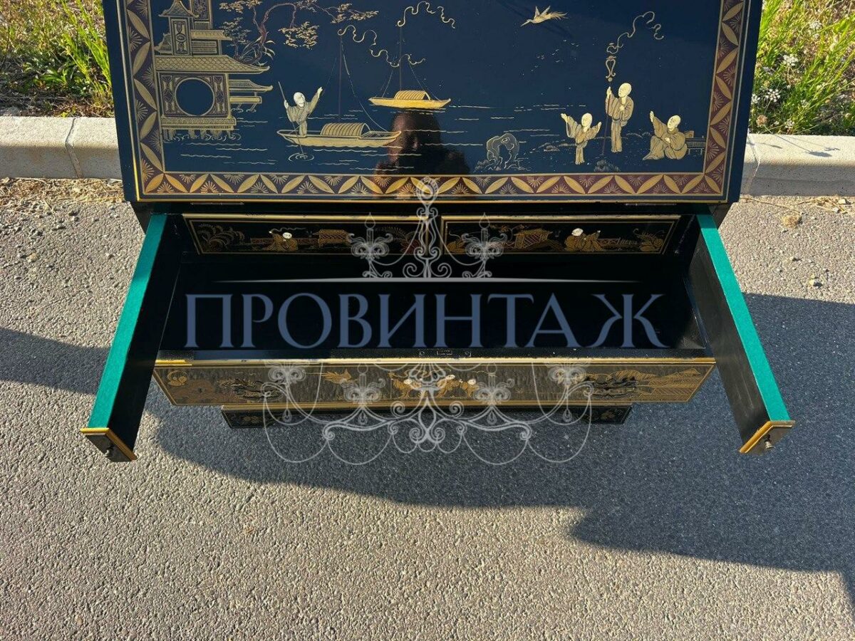 Шкаф/Секретер в стиле шинуазри 10