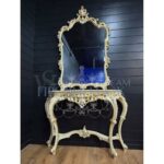 Консоль и зеркало в стиле венецианского барокко 15