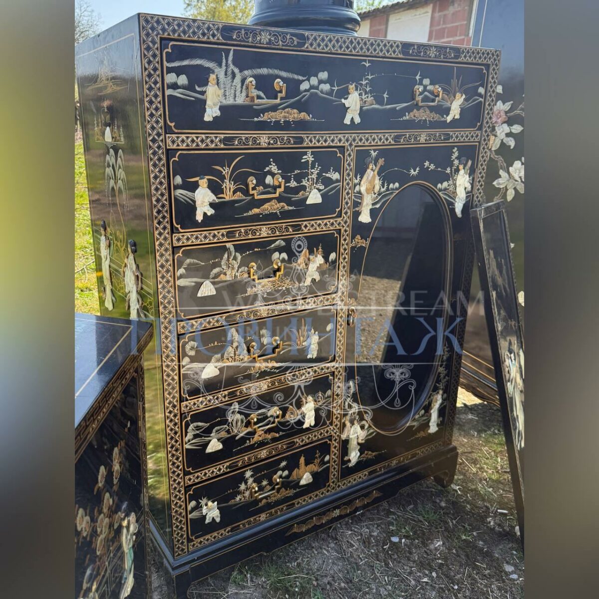 Комод/Тумба в стиле шинуазри 3