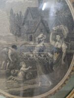 Картина/Панно/Гравюра винтажная 4 штуки 9