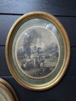 Картина/Панно/Гравюра винтажная 4 штуки 10