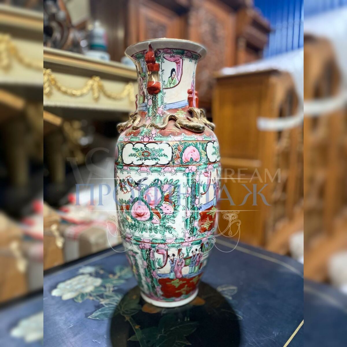 Ваза в стиле шинуазри 3