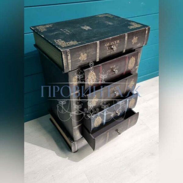 Комод винтажный в форме стопки книг