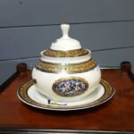 Супница на подносе винтажная Limoges 11
