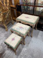 Сет: Стол/Подставка в стиле венецианского барокко 3 штуки 14