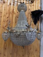 Люстра винтажная с оленями 13