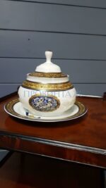 Супница на подносе винтажная Limoges 13