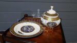 Супница на подносе винтажная Limoges 14
