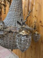Люстра винтажная с оленями 14