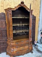 Шкаф кабинетный в стиле Чиппендейл 15