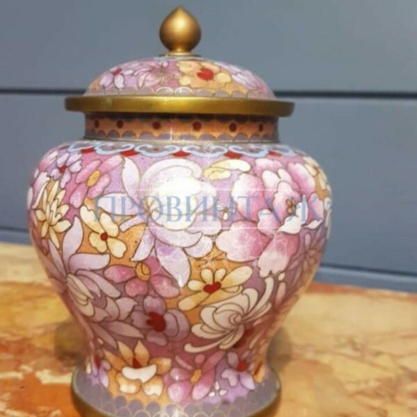 Ваза с крышкой винтажная