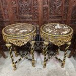 Стол/Подставка в дворцовом стиле 2 штуки 9