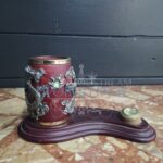 Карандашница/Подставка для ручек и карандашей с часами 10